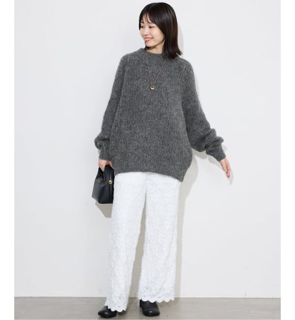 SLOBE IENA「アルパカ混BIG プルオーバー」|ニット・セーター|