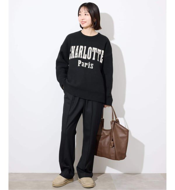 SLOBE IENA「《吸湿発熱/WEB限定/追加2》CIRCULATE WARM パンツ」|スラックス|