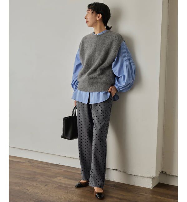 SLOBE IENA「《吸湿発熱/WEB限定/追加2》CIRCULATE WARM パンツ」|スラックス|