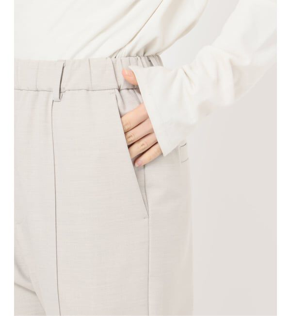 SLOBE IENA「《吸湿発熱/WEB限定/追加2》CIRCULATE WARM パンツ」|スラックス|