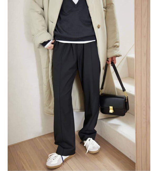 SLOBE IENA「《吸湿発熱/WEB限定/追加2》CIRCULATE WARM パンツ」|スラックス|