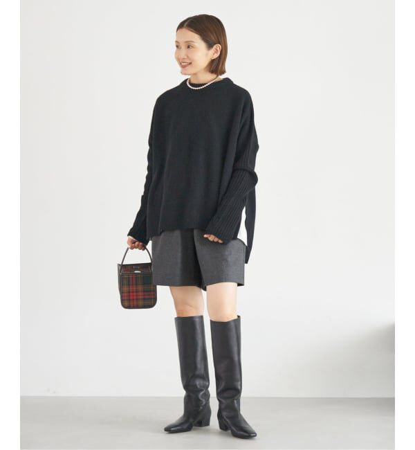 IENA「《追加4》ウォッシャブルウールショートパンツ」|その他|