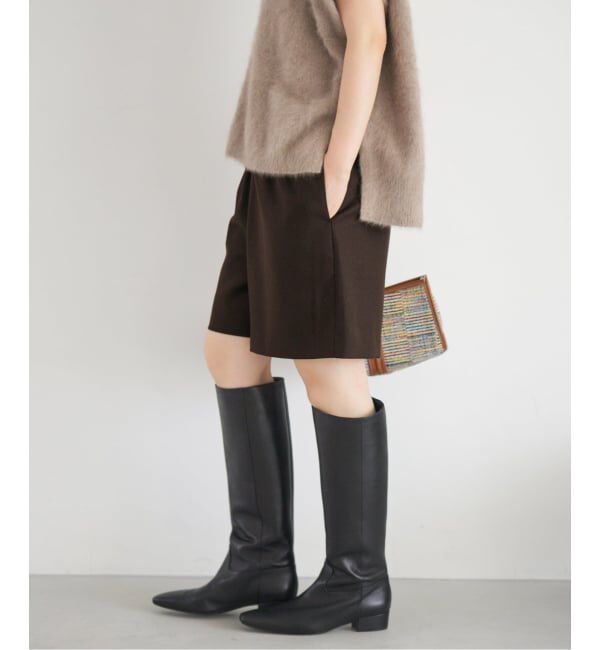 IENA「《追加4》ウォッシャブルウールショートパンツ」|その他|