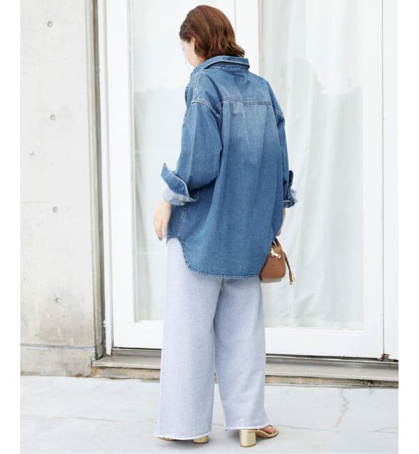 SLOBE IENA「《WEB限定/追加3》LE DENIM BDUデニムシャツ」|シャツ・ブラウス|