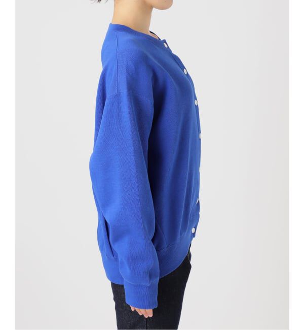 SLOBE IENA「《WEB限定/追加4》ダブルフェイスジャージースナップカーディガン」|カーディガン|