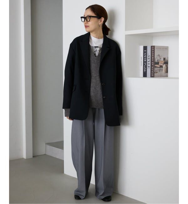 SLOBE IENA「Vネックルーズニットプルオーバー」|ニット・セーター|