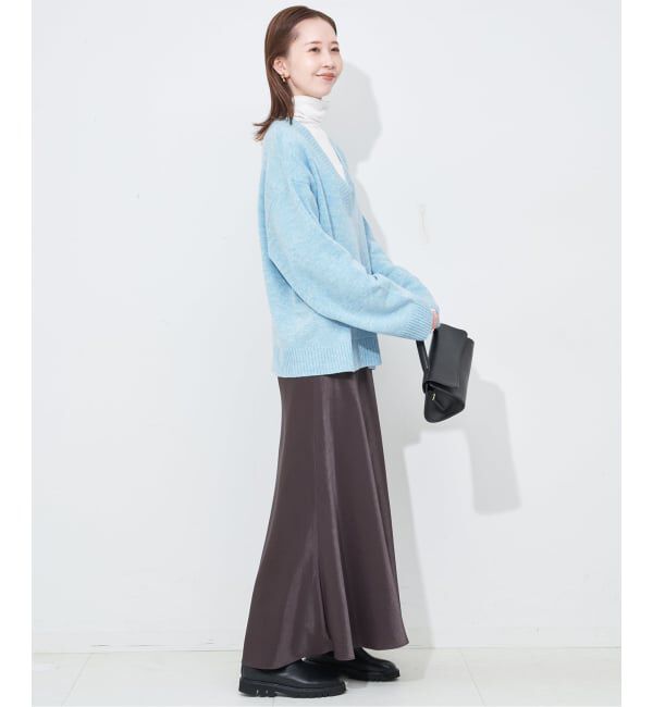 SLOBE IENA「Vネックルーズニットプルオーバー」|ニット・セーター|