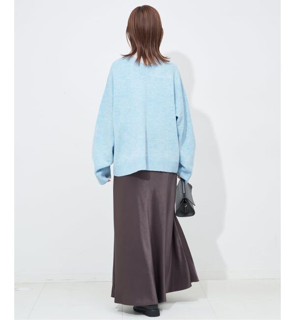 SLOBE IENA「Vネックルーズニットプルオーバー」|ニット・セーター|