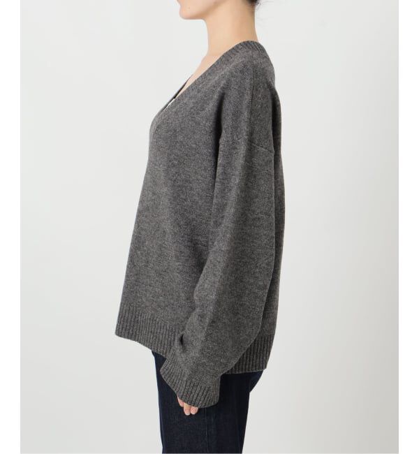 SLOBE IENA「Vネックルーズニットプルオーバー」|ニット・セーター|