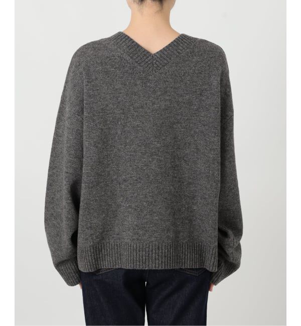 SLOBE IENA「Vネックルーズニットプルオーバー」|ニット・セーター|