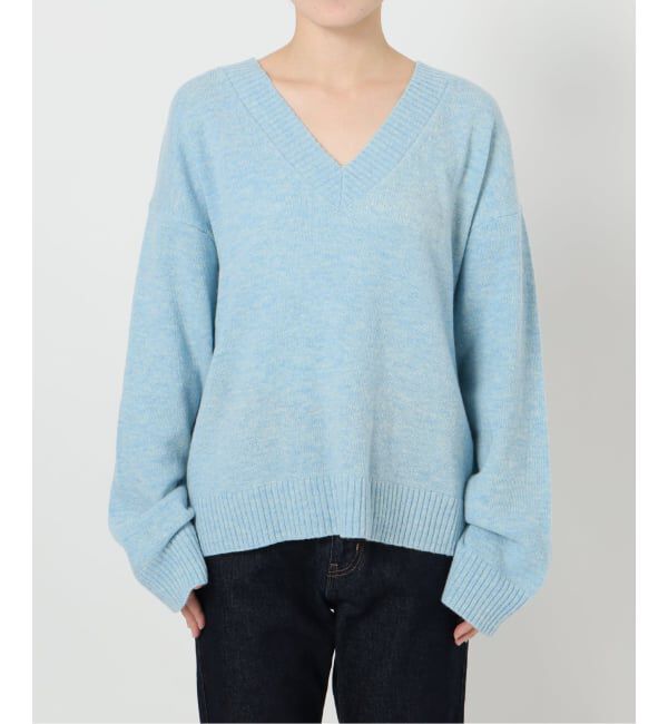 SLOBE IENA「Vネックルーズニットプルオーバー」|ニット・セーター|