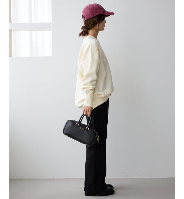 SLOBE IENA「《WEB限定/追加2》オーバーサイズ スウェットライクニット」|ニット・セーター|