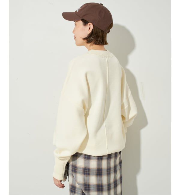 SLOBE IENA「《WEB限定/追加2》オーバーサイズ スウェットライクニット」|ニット・セーター|