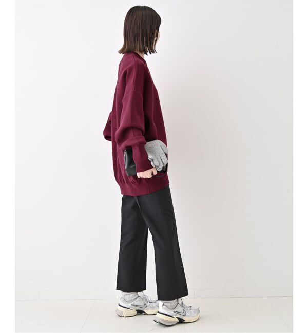 SLOBE IENA「《WEB限定/追加2》オーバーサイズ スウェットライクニット」|ニット・セーター|