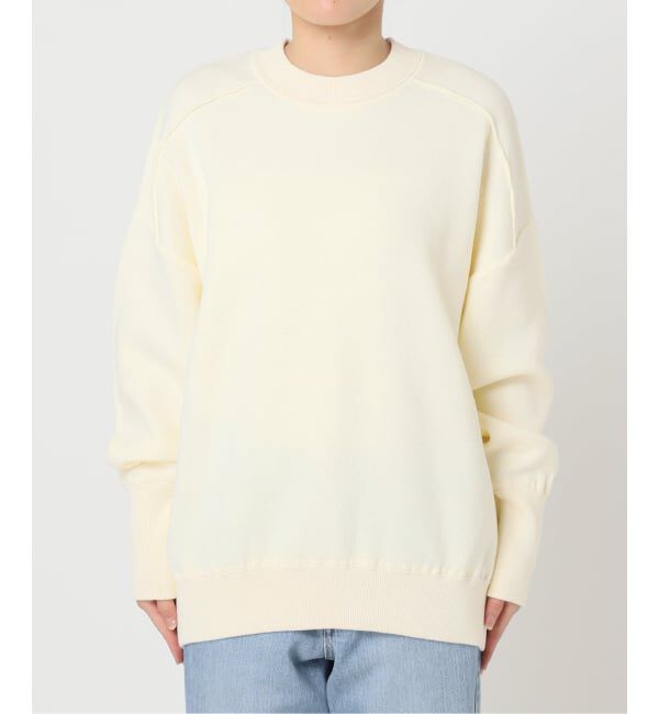 SLOBE IENA「《WEB限定/追加2》オーバーサイズ スウェットライクニット」|ニット・セーター|