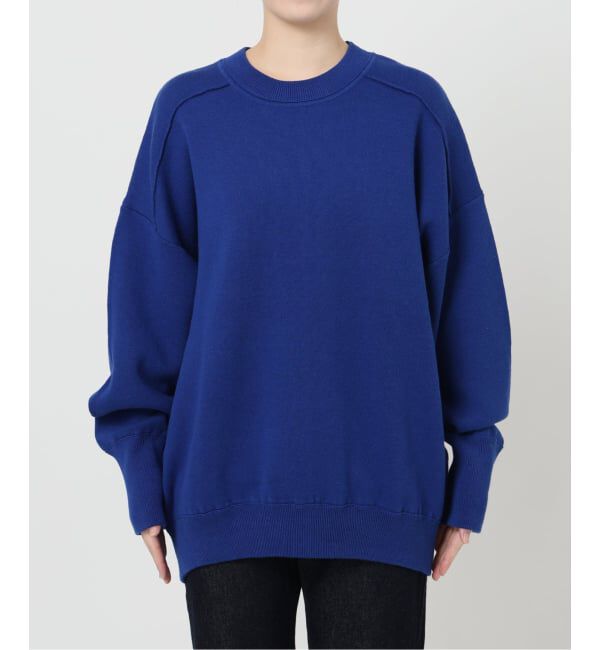 SLOBE IENA「《WEB限定/追加2》オーバーサイズ スウェットライクニット」|ニット・セーター|