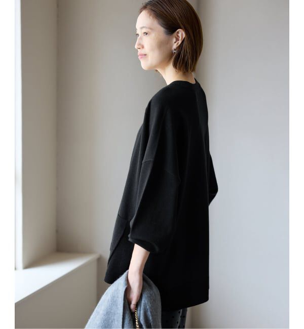 SLOBE IENA「《WEB限定/追加2》ウォッシャブルワイドシルエットカーディガン」|カーディガン|
