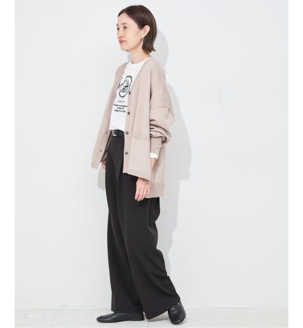 SLOBE IENA「《WEB限定/追加2》ウォッシャブルワイドシルエットカーディガン」|カーディガン|