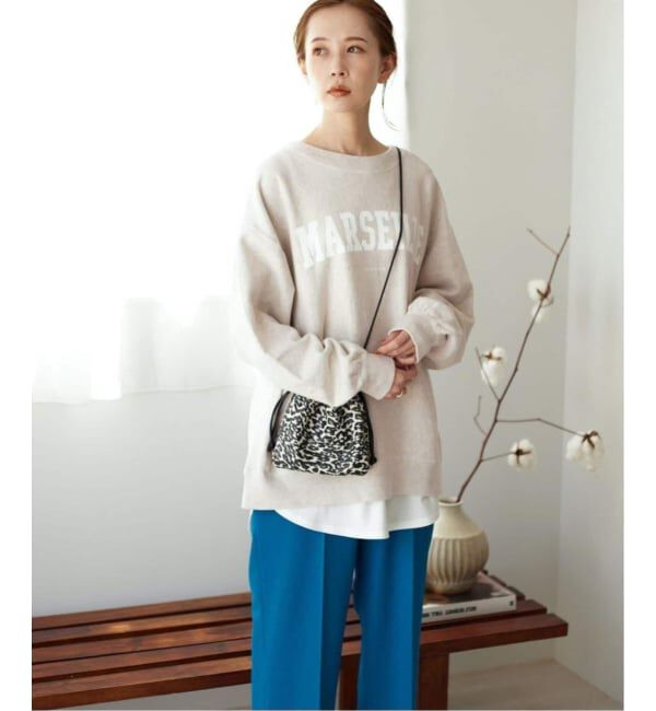 SLOBE IENA「《WEB限定/追加》MARSEILLE ロゴスウェット」|スウェット・ジャージ|