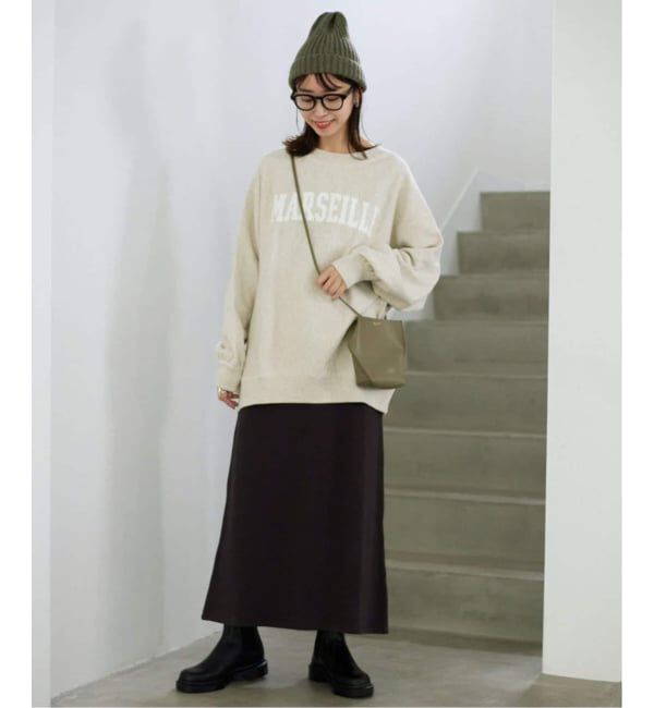 SLOBE IENA「《WEB限定/追加》MARSEILLE ロゴスウェット」|スウェット・ジャージ|