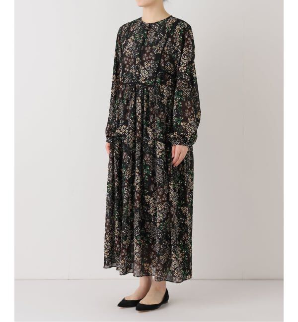 SLOBE IENA「《WEB限定/追加5》FLOWER PRINT ワンピース」|ワンピース|