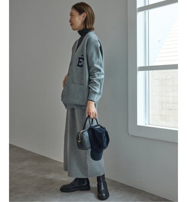 SLOBE IENA「【2枚セット】チェックジャンパースカート&times;タートルニットセット」|ワンピース|