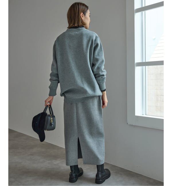 SLOBE IENA「【2枚セット】チェックジャンパースカート&times;タートルニットセット」|ワンピース|