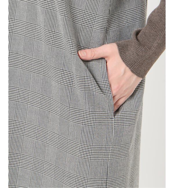 SLOBE IENA「【2枚セット】チェックジャンパースカート&times;タートルニットセット」|ワンピース|