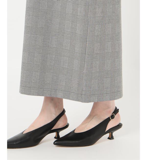 SLOBE IENA「【2枚セット】チェックジャンパースカート&times;タートルニットセット」|ワンピース|