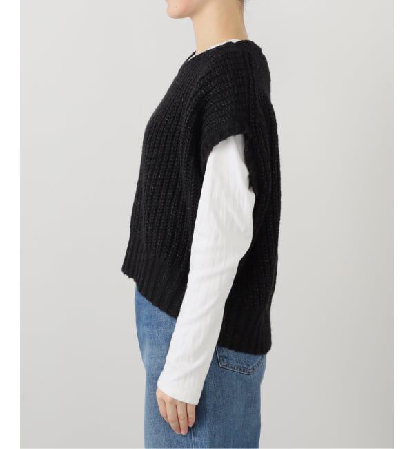 SLOBE IENA「畦編みコクーンニットベスト」|ベスト・ジレ|