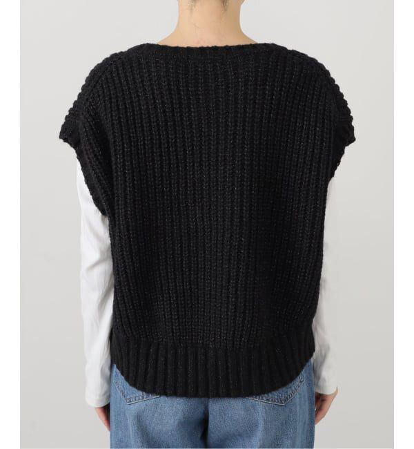 SLOBE IENA「畦編みコクーンニットベスト」|ベスト・ジレ|