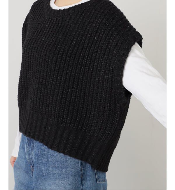 SLOBE IENA「畦編みコクーンニットベスト」|ベスト・ジレ|