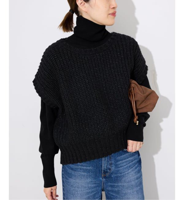 SLOBE IENA「畦編みコクーンニットベスト」|ベスト・ジレ|