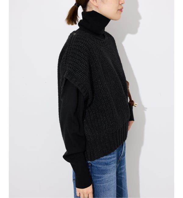 SLOBE IENA「畦編みコクーンニットベスト」|ベスト・ジレ|