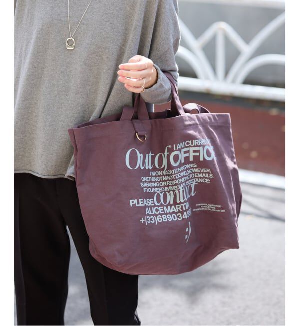 SLOBE IENA「《WEB限定/追加2予約》LOUNA SLOBE別注 BIGトートバッグ」|トートバッグ|