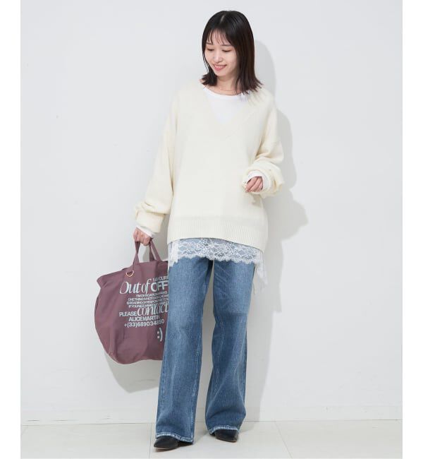 SLOBE IENA「《WEB限定/追加2予約》LOUNA SLOBE別注 BIGトートバッグ」|トートバッグ|