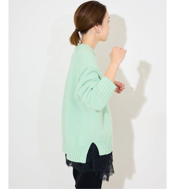 SLOBE IENA「《WEB限定/追加予約》バルキーコットンプルオーバー」|ニット・セーター|