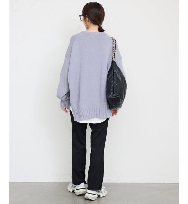 SLOBE IENA「《WEB限定/追加予約》バルキーコットンプルオーバー」|ニット・セーター|