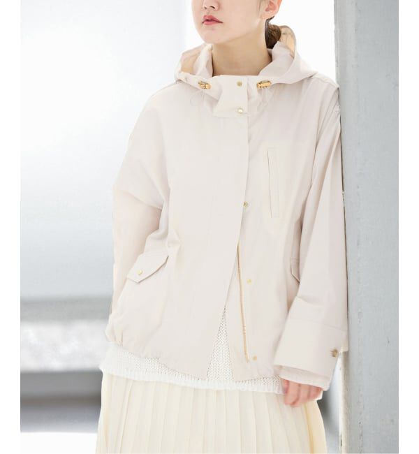 IENA「《予約》撥水フーディーブルゾン」|ブルゾン・スタジャン|