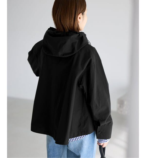 IENA「《予約》撥水フーディーブルゾン」|ブルゾン・スタジャン|