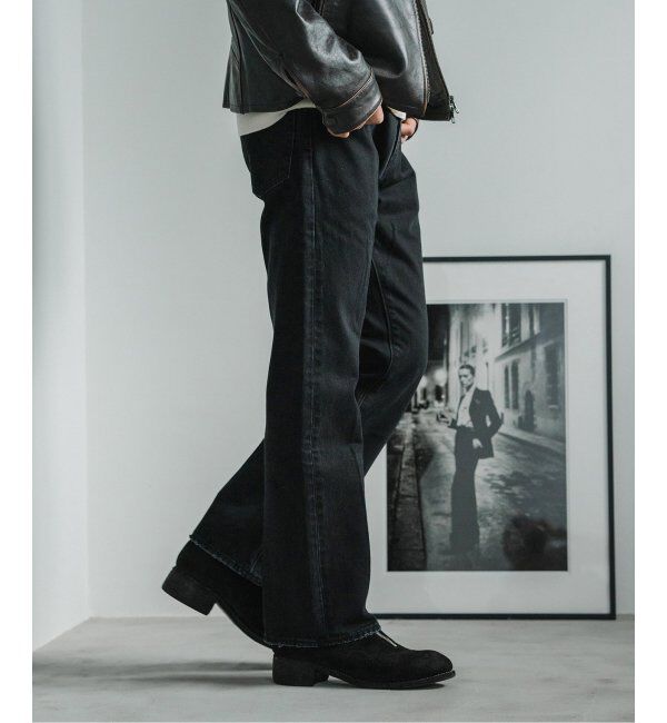 EDIFICE「Levi&rsquo;s(リーバイス) 別注 517 TM BLACK L29」|デニム|