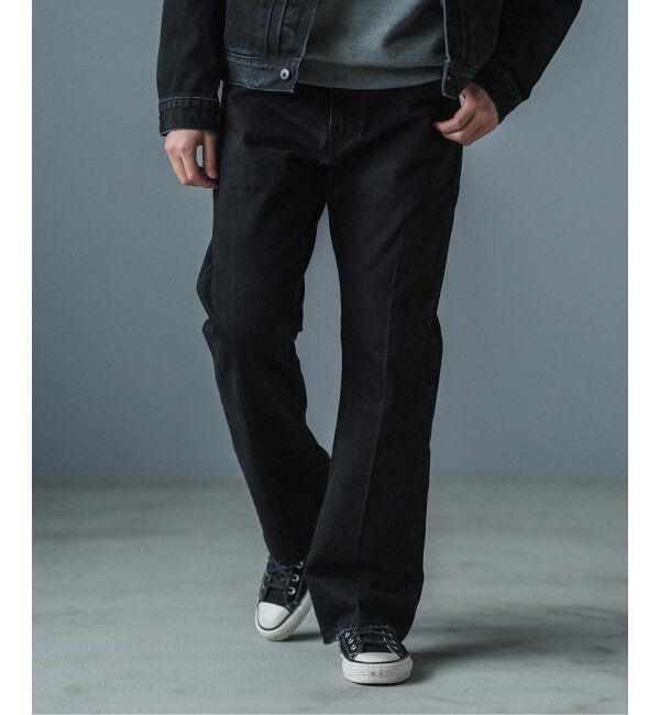 EDIFICE「Levi&rsquo;s(リーバイス) 別注 517 TM BLACK L29」|デニム|