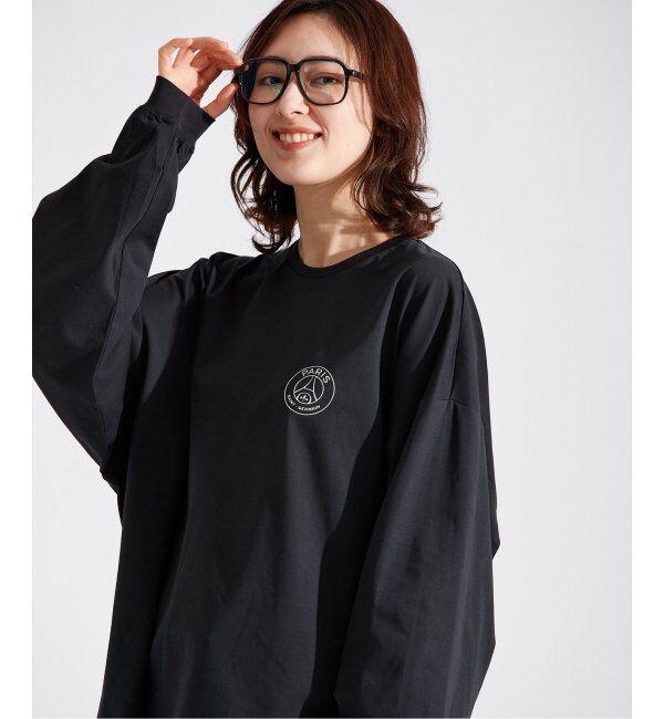 Paris Saint-Germain「【Paris Saint-Germain / パリ・サン＝ジェルマン】JP STAINLESS EMBLEM LS」|Tシャツ・カットソー|ブラック