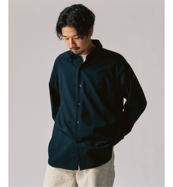 417 EDIFICE「LE JAPON Akita レギュラーウールシャツ」|シャツ・ブラウス|