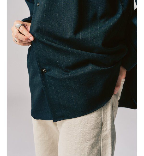 417 EDIFICE「LE JAPON Akita レギュラーウールシャツ」|シャツ・ブラウス|