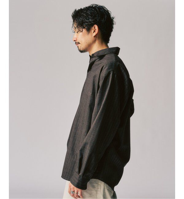 417 EDIFICE「LE JAPON Akita レギュラーウールシャツ」|シャツ・ブラウス|