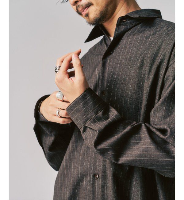 417 EDIFICE「LE JAPON Akita レギュラーウールシャツ」|シャツ・ブラウス|