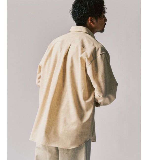 417 EDIFICE「LE JAPON Akita レギュラーウールシャツ」|シャツ・ブラウス|