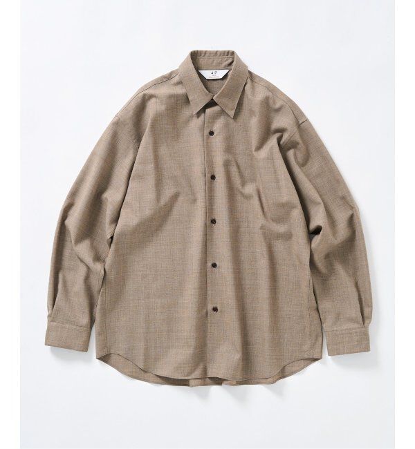 417 EDIFICE「LE JAPON Akita レギュラーウールシャツ」|シャツ・ブラウス|