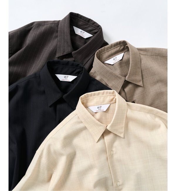 417 EDIFICE「LE JAPON Akita レギュラーウールシャツ」|シャツ・ブラウス|